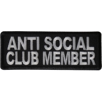 Anti Social Club Member Patch