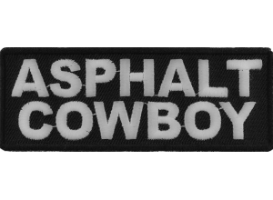Asphalt Cowboy Biker Patch