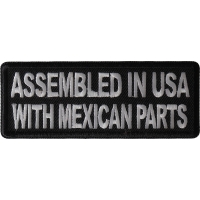 Assembled in USA with Mexican Parts Patch