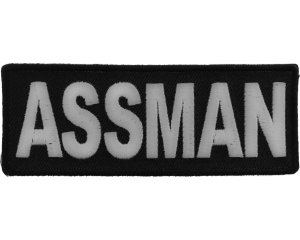Assman Funny Patch | Embroidered Patches