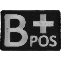 B POSITIVE Blood ID Patch