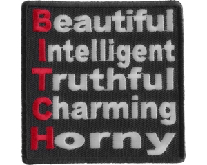 Beautiful Intelligent Bitch Patch | Embroidered Patches