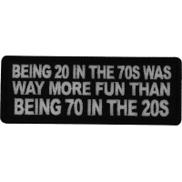 Being 20 in the 70s was way more fun that being 70 in the 20s Patch