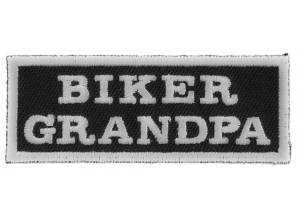 Biker Grandpa Patch | Embroidered Patches