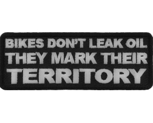 Bikes Mark Their Territory Patch | Embroidered Patches