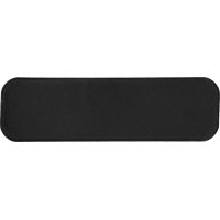 Black 10 Inch Straight Blank Patch | Embroidered Patches