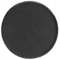 Black 3 Inch Round Blank Patch | Embroidered Patches
