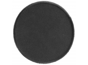Black 3 Inch Round Blank Patch | Embroidered Patches
