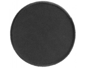 Black 3 Inch Round Blank Patch | Embroidered Patches