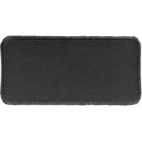 Black 4 Inch Rectangular Blank Patch | Embroidered Patches
