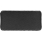 Black 4 Inch Rectangular Blank Patch