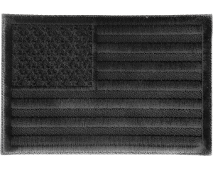 Black American Flag Patch