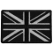 Black and White UK Flag Patch