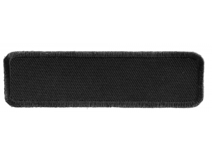 Black Name Tag Blank Patch | Embroidered Patches
