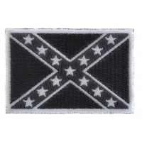 Black Rebel Flag Patch