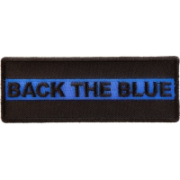 Black The Blue Police Patch