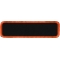 Blank Name Tag Patch Orange Border