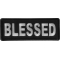 Blessed Iron on Christian Patch