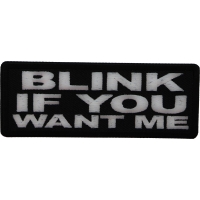 Blink if you Want me Patch