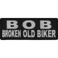 BOB Broken Old Biker Patch | Embroidered Patches