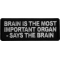 Brain the the most important Organ -Says The Brain Patch