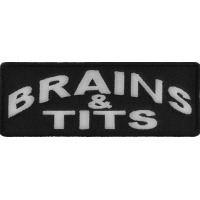 Brains And Tits Patch | Embroidered Patches