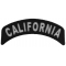 California Patch Iron on State Rocker