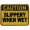 Caution Slippery When Wet Patch