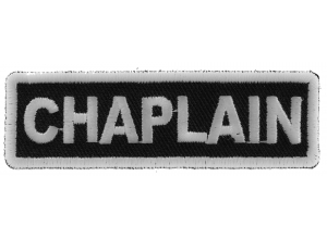 Chaplain Patch | Embroidered Patches