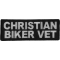 Christian Biker Vet Patch