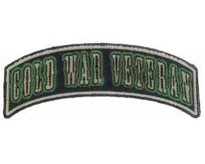 Cold War Veteran Small Rocker Patch | US Military Veteran Patches