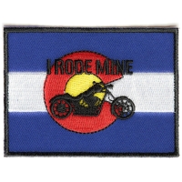 Colorado I Rode Mine Patch | Embroidered Biker Patches