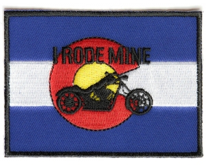 Colorado I Rode Mine Patch | Embroidered Biker Patches