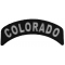 Colorado Patch Iron on State Rocker