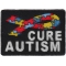 Cure Autism Puzzle Pieces Ribbon Patch
