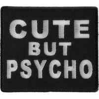 Cute But Psycho Patch | Embroidered Patches