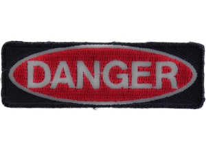 Danger Patch | Embroidered Patches