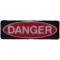 Danger Iron on Novelty Patch