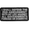 I Shall Defend The 2nd Amendment With My Life Against All Governments Foreign or Domestic Patch