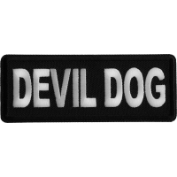 Devil Dog Iron on Patch