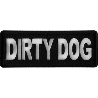 Dirty Dog Iron on Patch