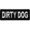 Dirty Dog Iron on Patch