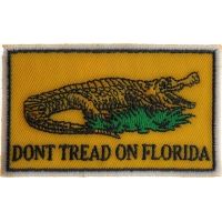 Don't tread on Florida Small Gadsden Flag Patch