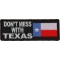 Don't Mess With Texas Patch With Flag