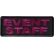 Event Staff Patch Pink