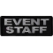 Event Staff Patch White