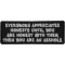 Everybody Appreciates Honesty until You are Honest with them, Then You are An Asshole Patch