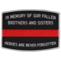 Fallen Firefighter Memorial Patch | Embroidered Patches
