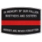 Fallen Firefighter Memorial Patch