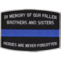 Fallen Officer Memorial Patch | Embroidered Patches